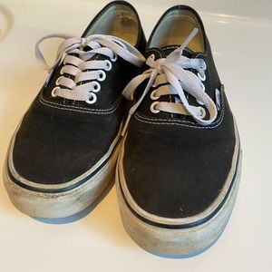 Size 7.5 black Vans